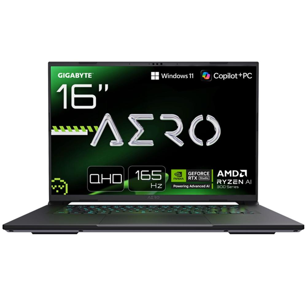 Portátil GIGABYTE AERO X16 - Ryzen AI 7, 32GB RAM, 1TB SSD, 16" WQXGA