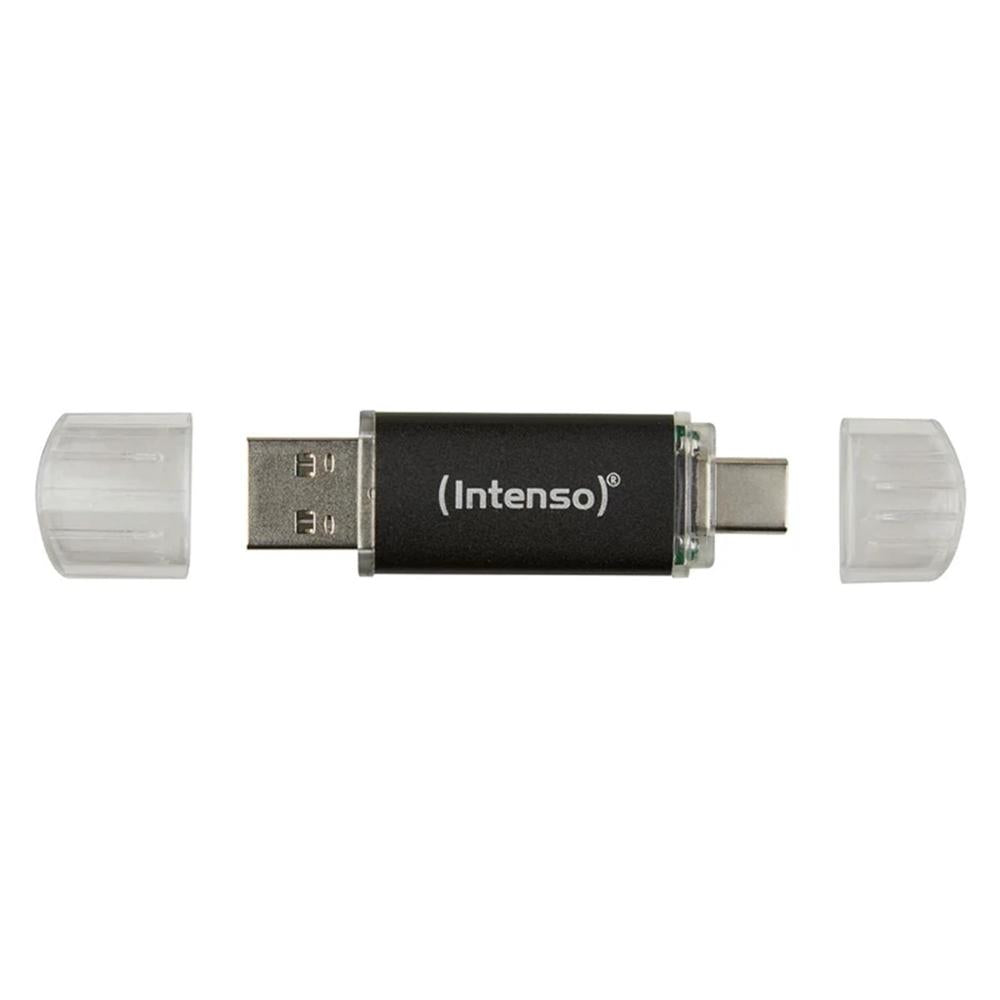 Lápiz USB 3.2 Intenso Twist Line 256GB - Doble Conector USB-C y USB-A