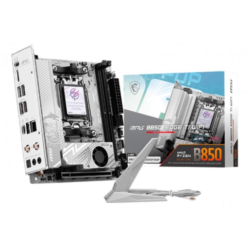 Placa Base MSI MPG B850I EDGE TI WIFI Mini ITX AM5 DDR5 con Conectividad Avanzada