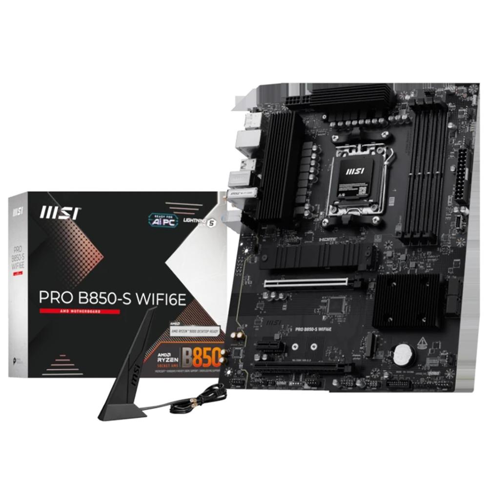 Placa Base MSI PRO B850-S WIFI6E ATX AM5 para AMD Ryzen