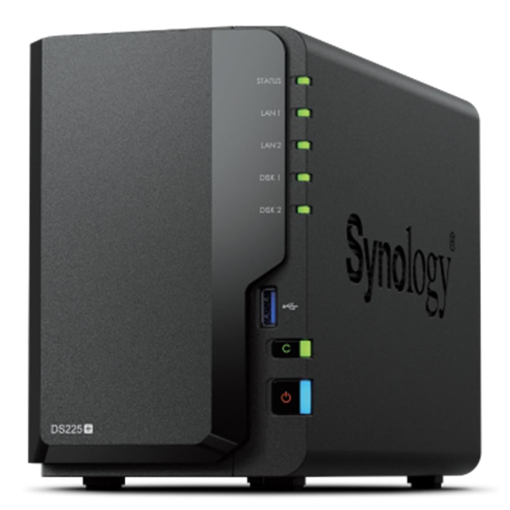Servidor NAS Synology DiskStation DS225+ 2GB 2 bahías Gigabit Ethernet