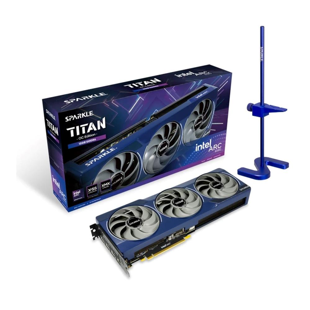 Tarjeta Gráfica SPARKLE Arc B580 TITAN OC 12GB GDDR6 - Rendimiento de Nueva Generación