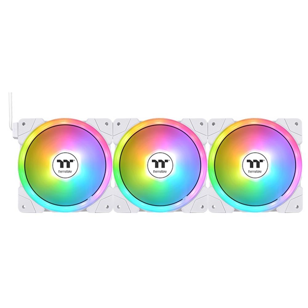 Ventilador Thermaltake SWAFAN EX14 ARGB Blanco - Pack de 3 x 140 mm