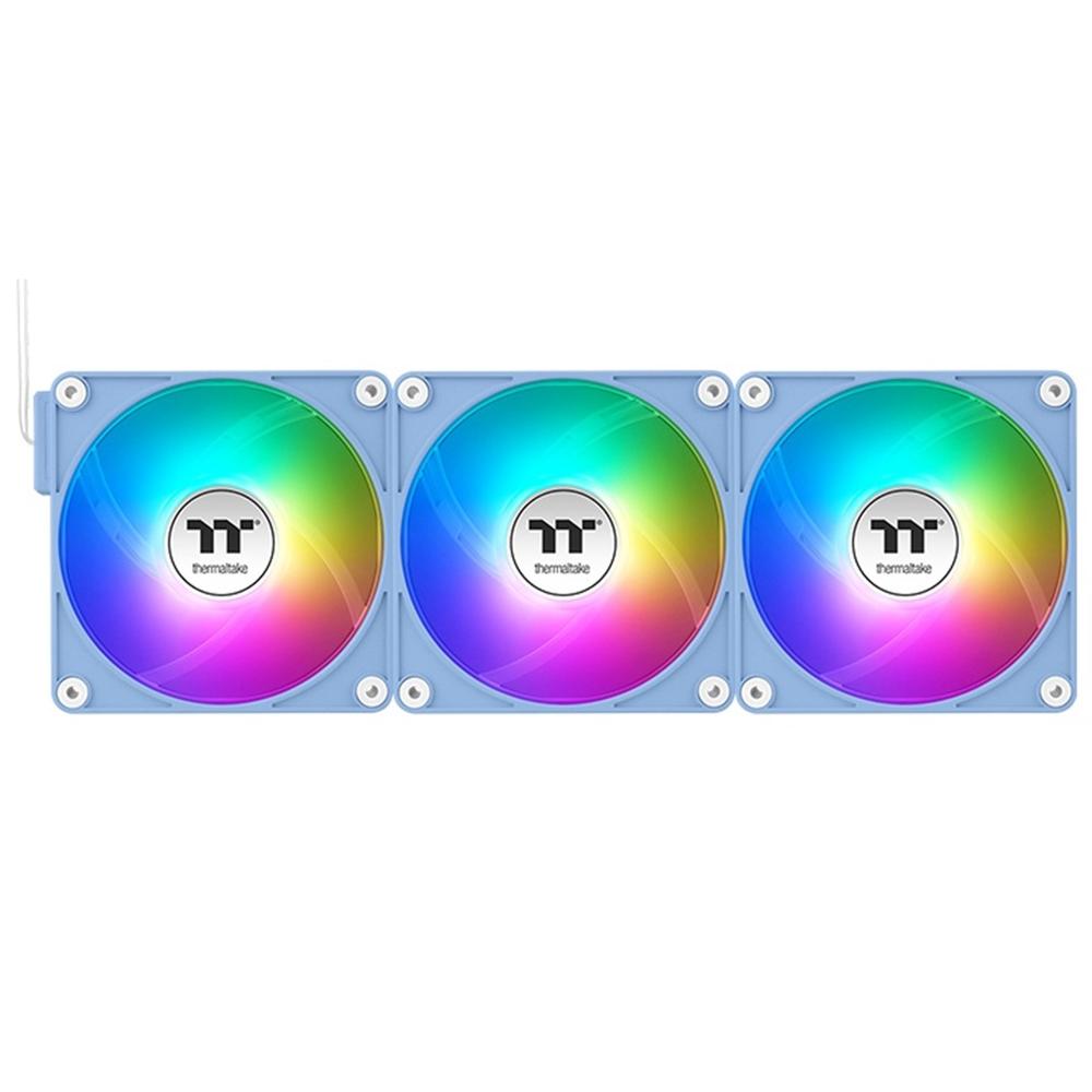Ventilador de Caja Thermaltake CT120 EX ARGB 120mm Azul Hydrangea - 3 Unidades