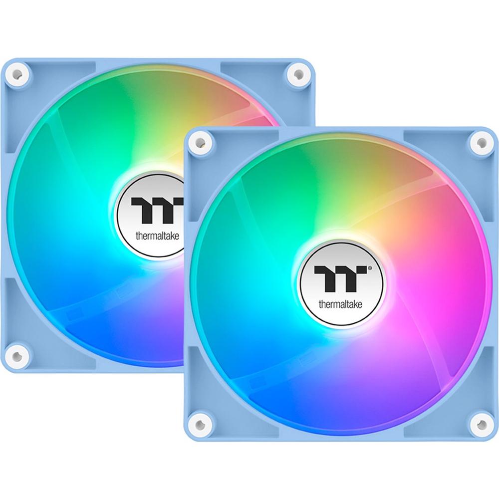 Ventiladores Inversos Thermaltake CT120 ARGB 120mm Azul Hydrangea - Pack de 2