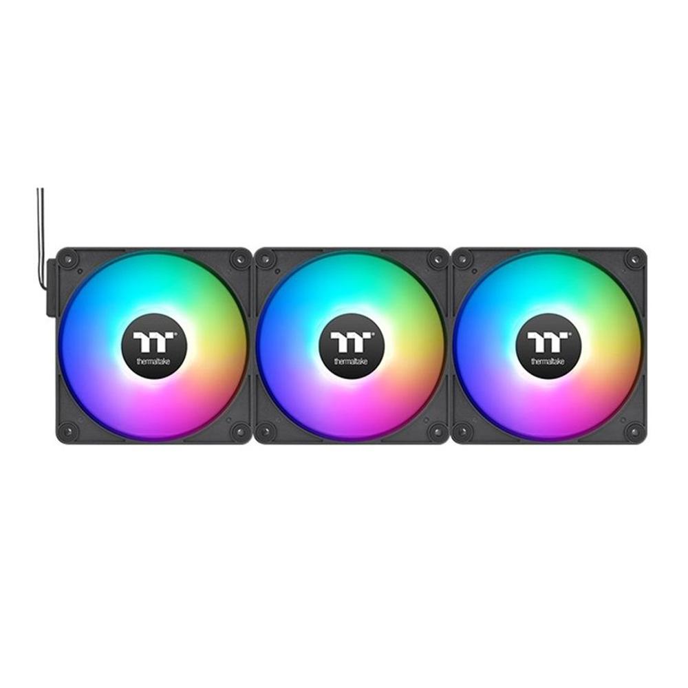 Ventilador Magnético Thermaltake CT120 EX ARGB 3x 120mm Negro con Iluminación Personalizable
