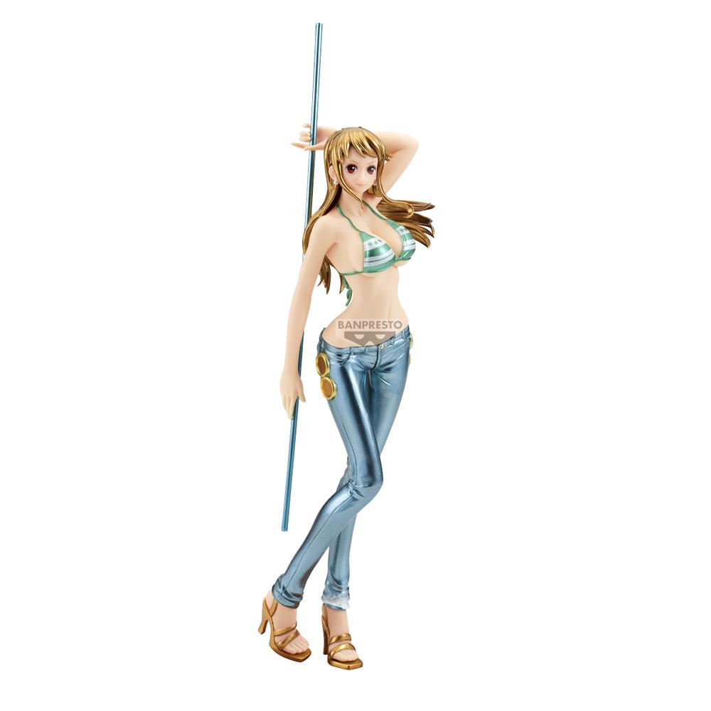 Figura Banpresto One Piece Glitter & Glamours Nami Edición Especial Color Ver.B