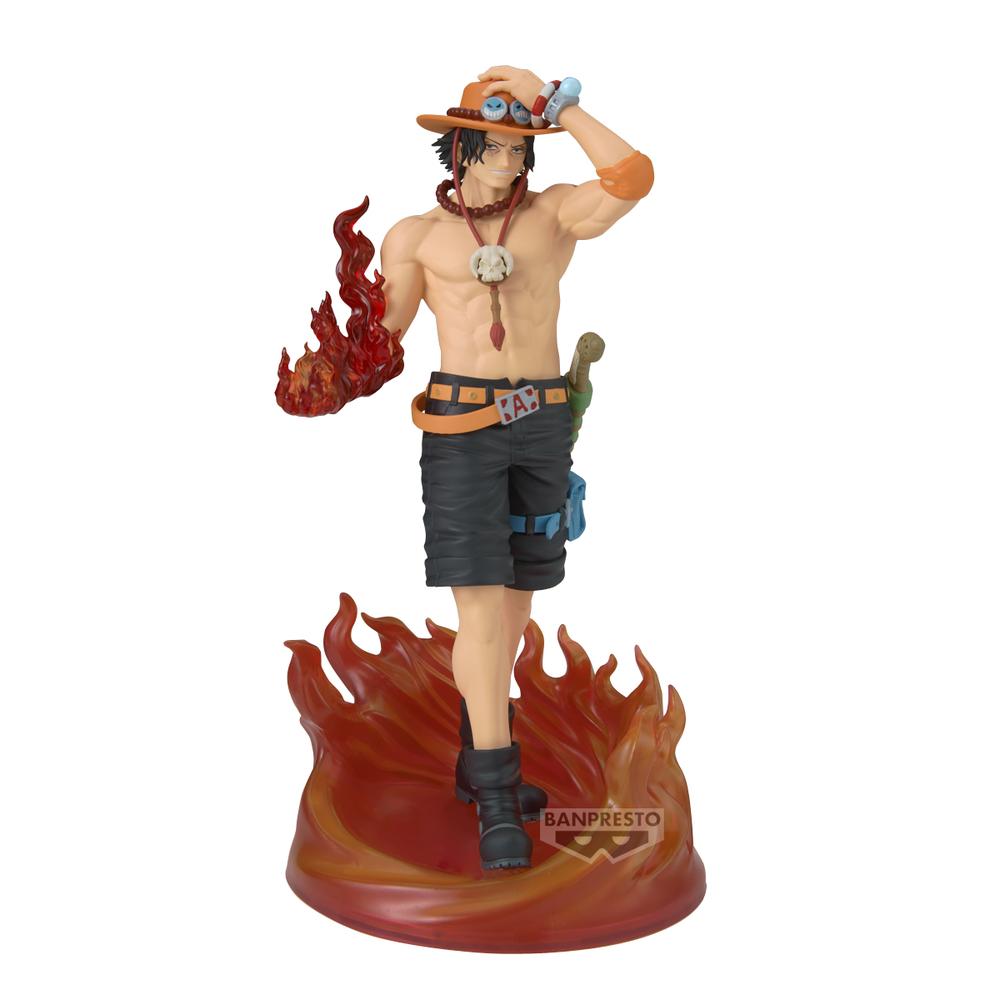 Figura Banpresto One Piece The Shukko Logia Portgas D. Ace Edición Especial