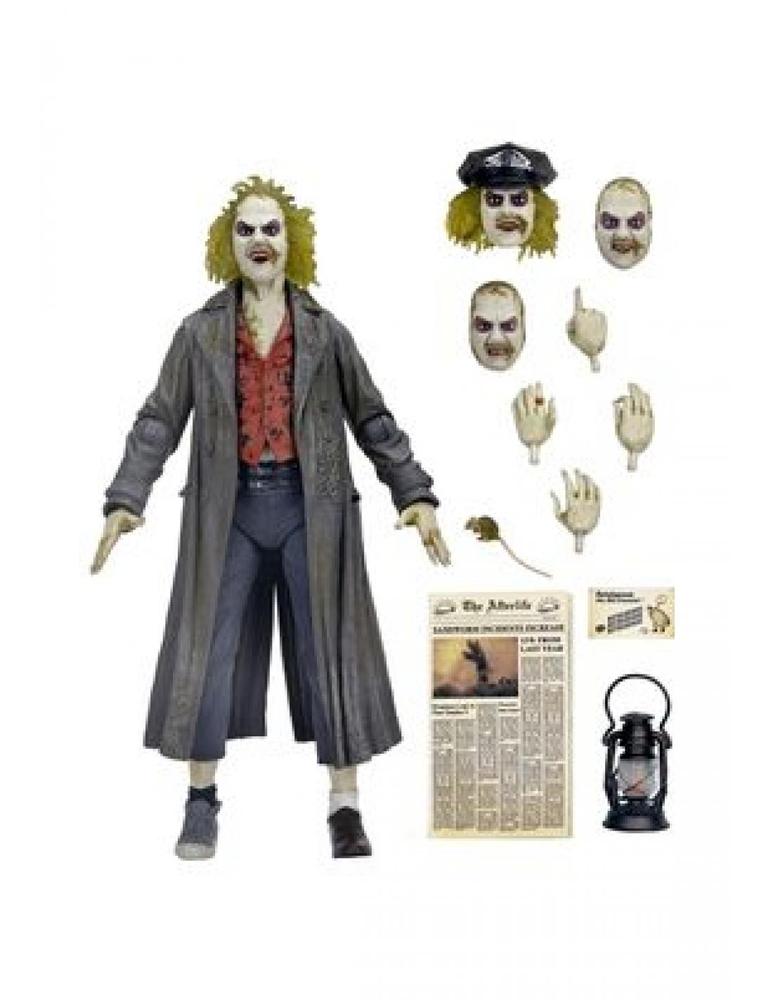 Figura Ultimate Beetlejuice Tour Guide The Bio-Exorcist de NECA - 18 cm