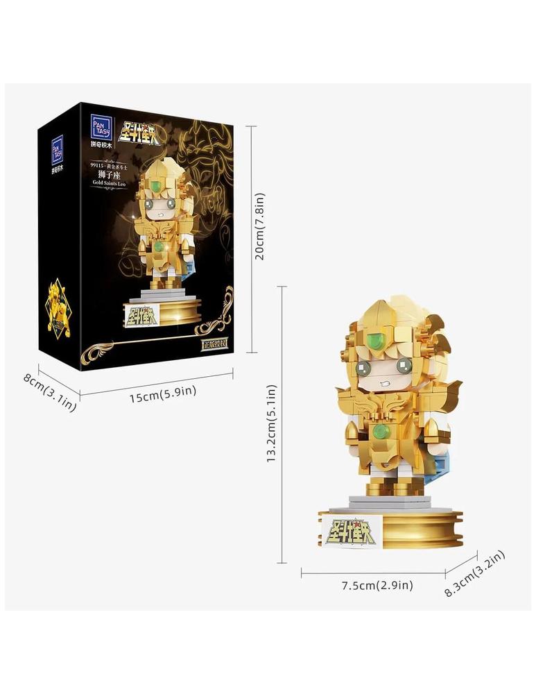 Set de Construcción Mini Caballero de Oro Leo - Saint Seiya 13 cm