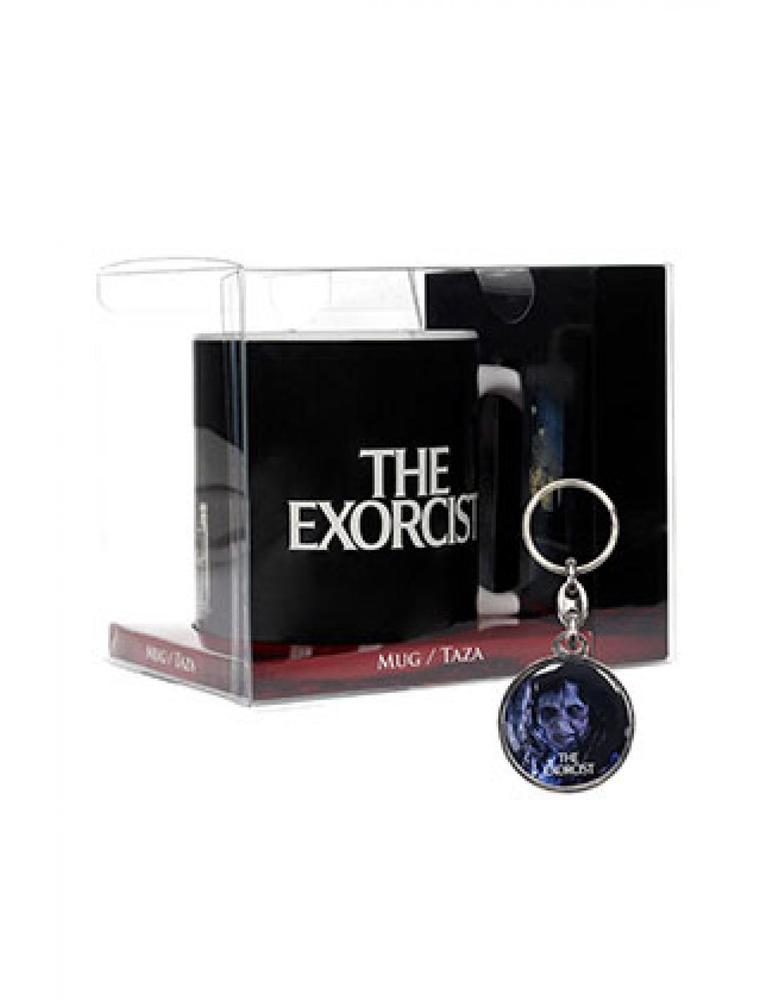 Pack Taza y Llavero Metálico El Exorcista - Cine de Terror