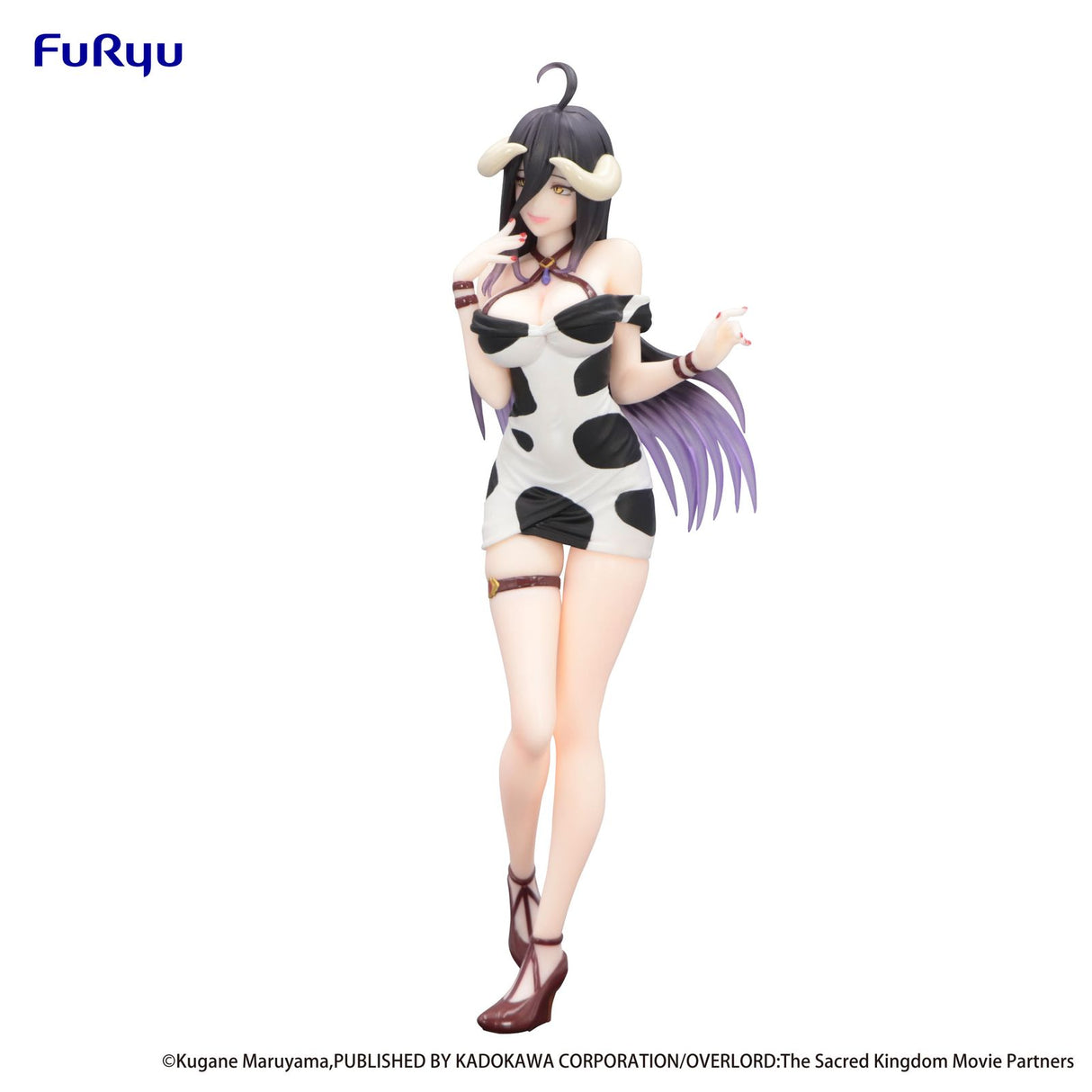 Figura Albedo Mini Dress Cow Pattern 21 cm - Overlord (Trio-Try-iT)