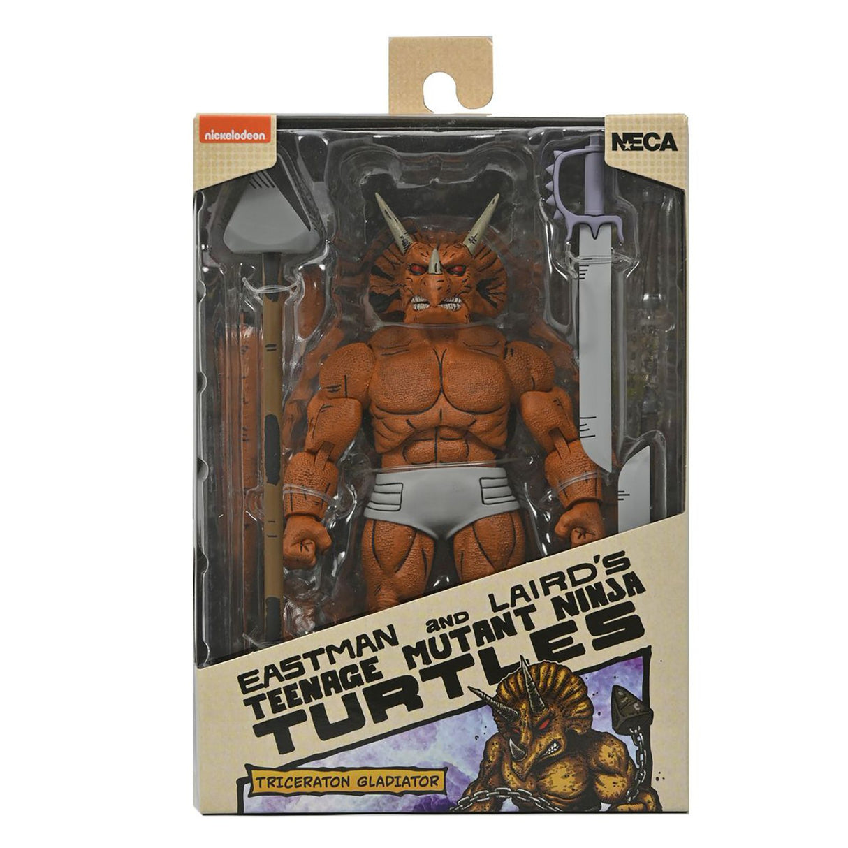 Figura Triceraton Gladiator 18 cm - Teenage Mutant Ninja Turtles (Mirage Comics) NECA