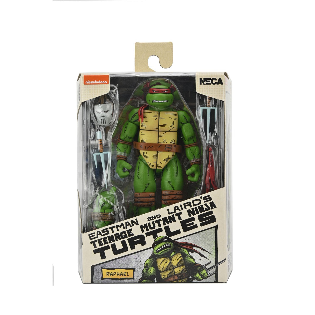 Figura Raphael Scale Action 18 cm - Teenage Mutant Ninja Turtles Mirage Comics