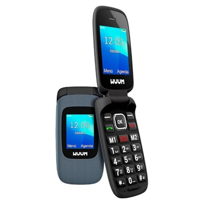 Telefono movil SPC Wuum 2335N Negro 2.4 pulgadas Dual SIM Micro SD Radio FM Bluetooth