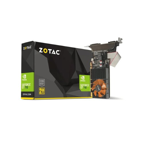 ZOTAC GeForce GT 710 2GB DDR3 - Tarjeta Gráfica de Alto Rendimiento