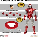 Iron Man Silver Centurion Edition 16 cm - Mezco Toys One:12 Collective
