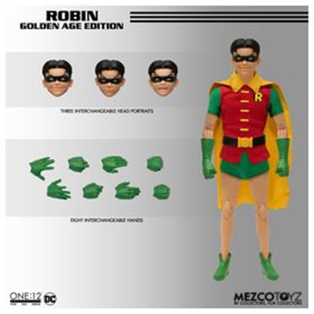 Figura Robin Golden Age Edition 28 cm - Mezco Toyz One:12 Collective DC Universe