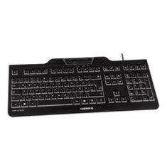 Teclado Cherry KC 1000 SC con Lector de Tarjetas Chip Integrado - Seguridad Inteligente USB