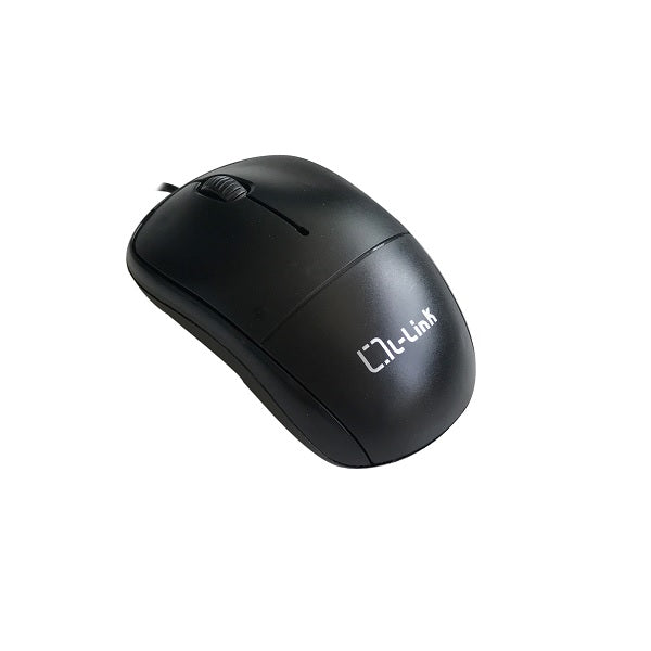 Ratón Óptico USB L-Link Negro Ergonomico para Todos