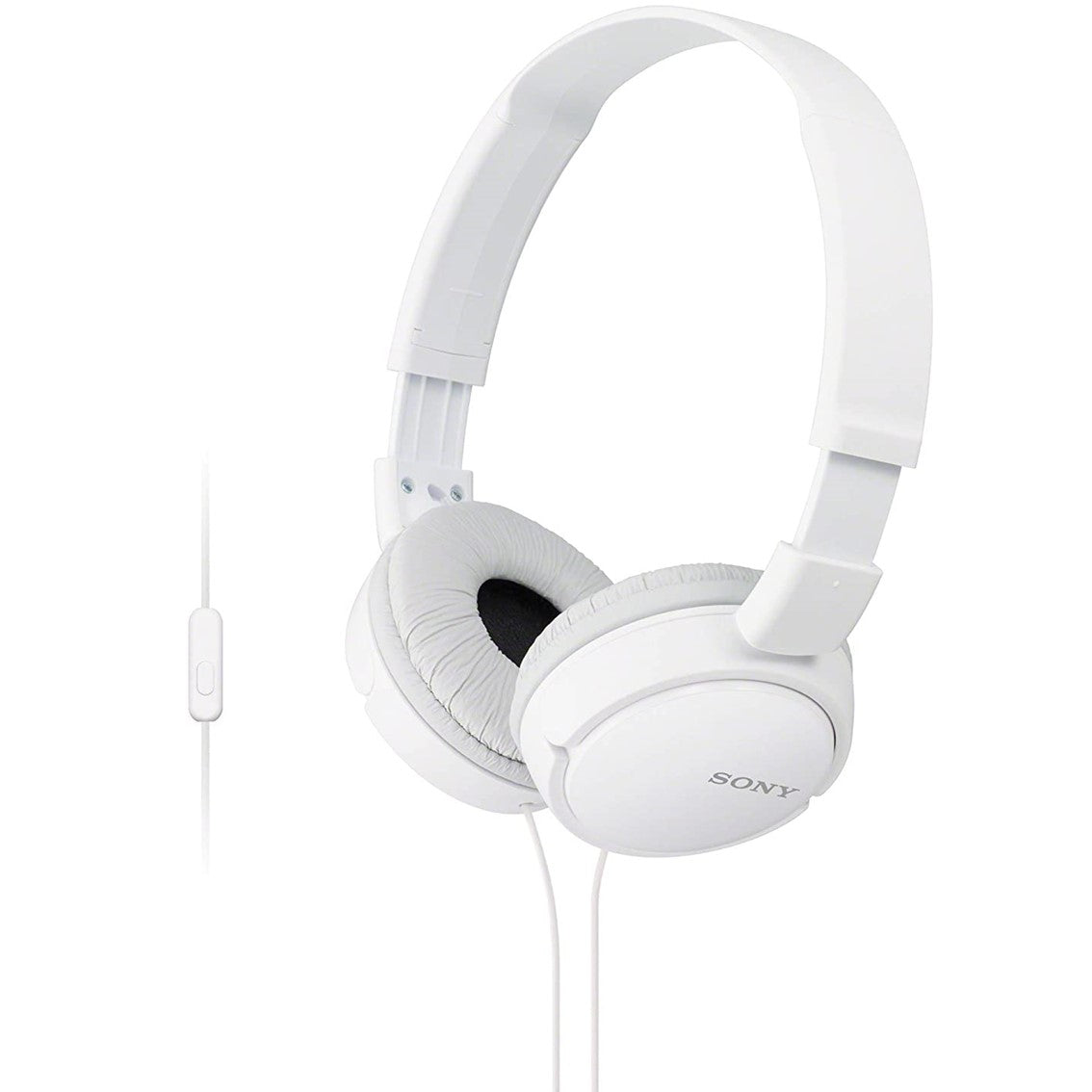 Auriculares Sony MDR-ZX110AP Blancos Plegables con Micrófono