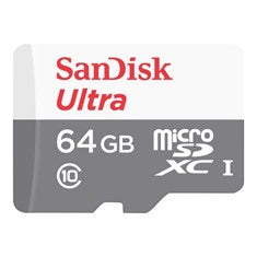 Tarjeta de Memoria SanDisk Ultra Micro SDHC 64GB Clase 10 con Adaptador