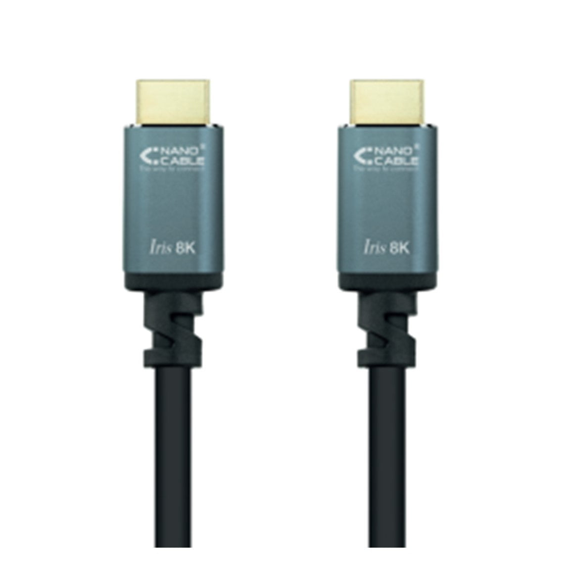 Cable HDMI 2.1 Iris 8K Macho a Macho 2m Negro