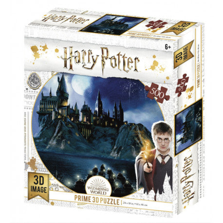 Puzzle 3D Lenticular Harry Potter Hogwarts - 500 Piezas