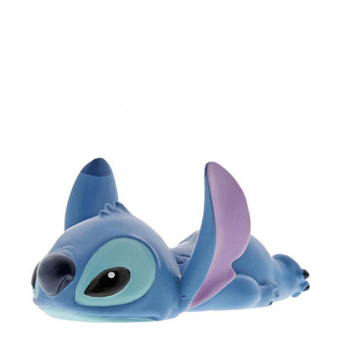 Figura de Stitch tumbado de ENESCO - Hecho a mano en resina de alta calidad