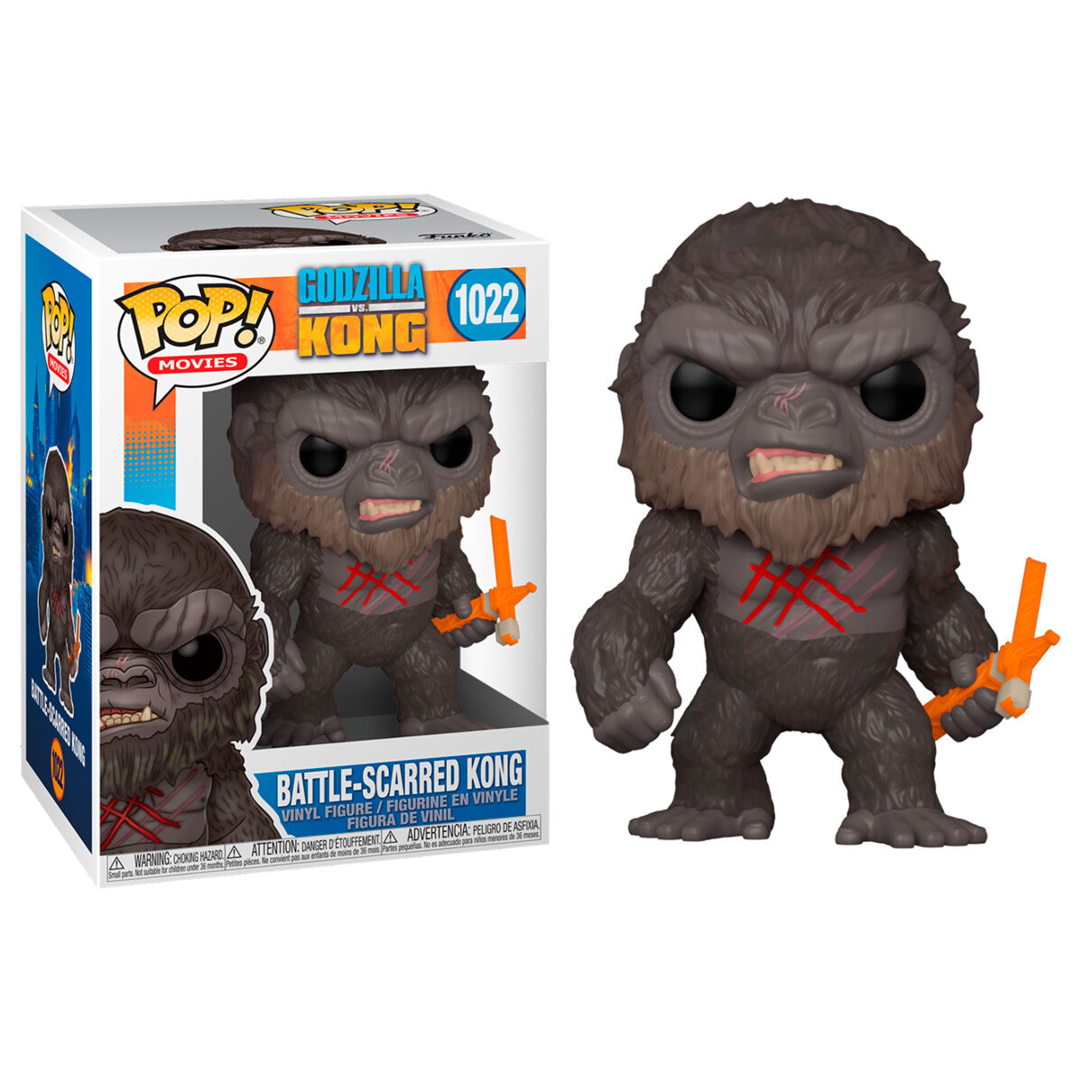 Funko Pop Kong Herido - Godzilla vs. Kong - 9 cm