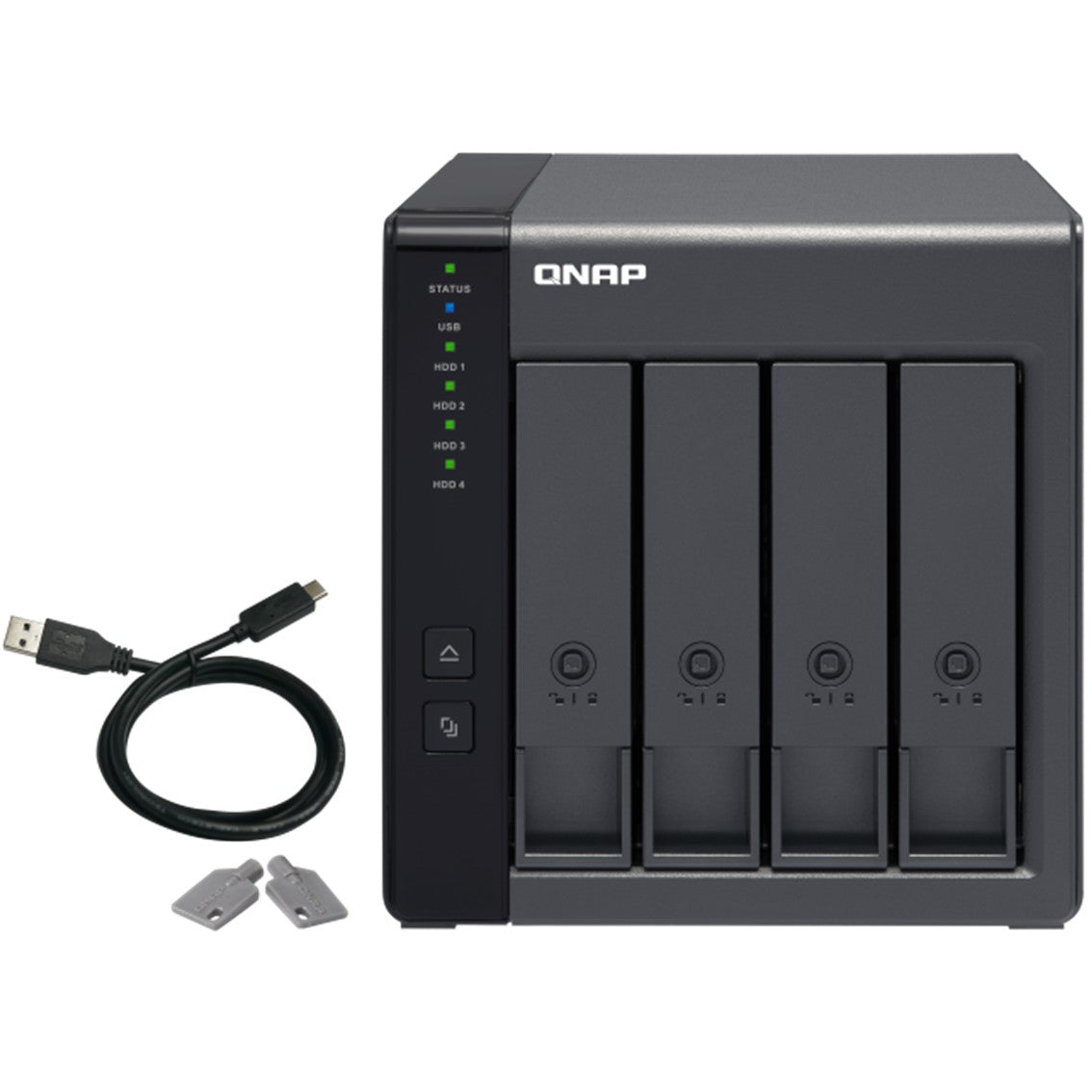 Caja de Expansión RAID QNAP TR-004 con 4 Bahías y USB 3.2 Gen 1