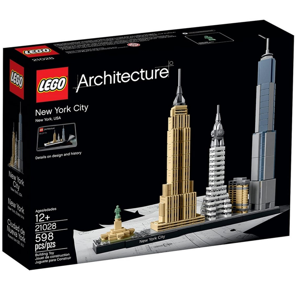 Modelo LEGO Arquitectura Skyline de Nueva York