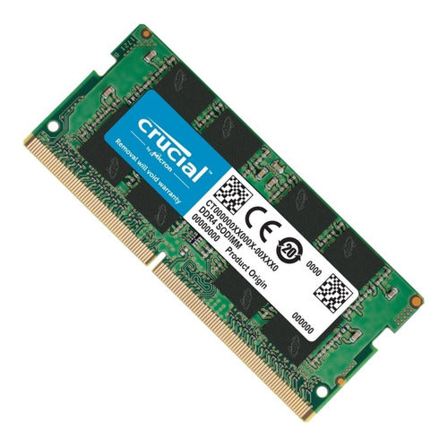 Memoria RAM Crucial DDR4 16GB SO-DIMM 3200MHz PC4-25600 CL22
