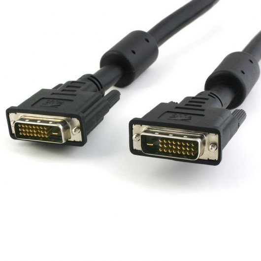 Cable DVI-D Dual Link Macho a Macho 1.8m - Alta Velocidad y Doble Blindaje