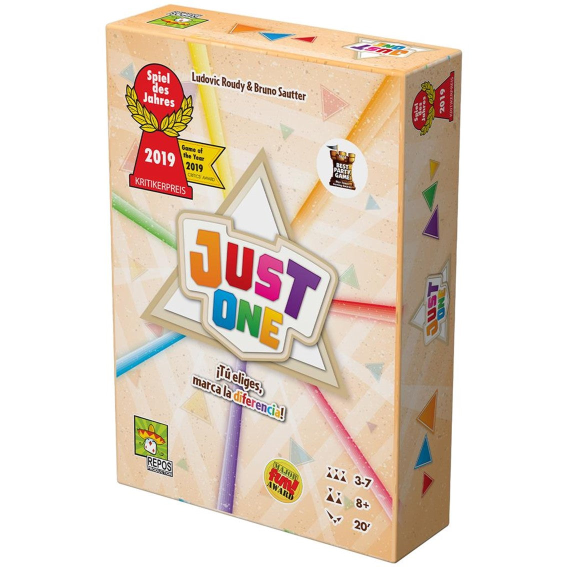 Just One - Juego de Mesa Cooperativo de Palabras para 3 a 7 Jugadores