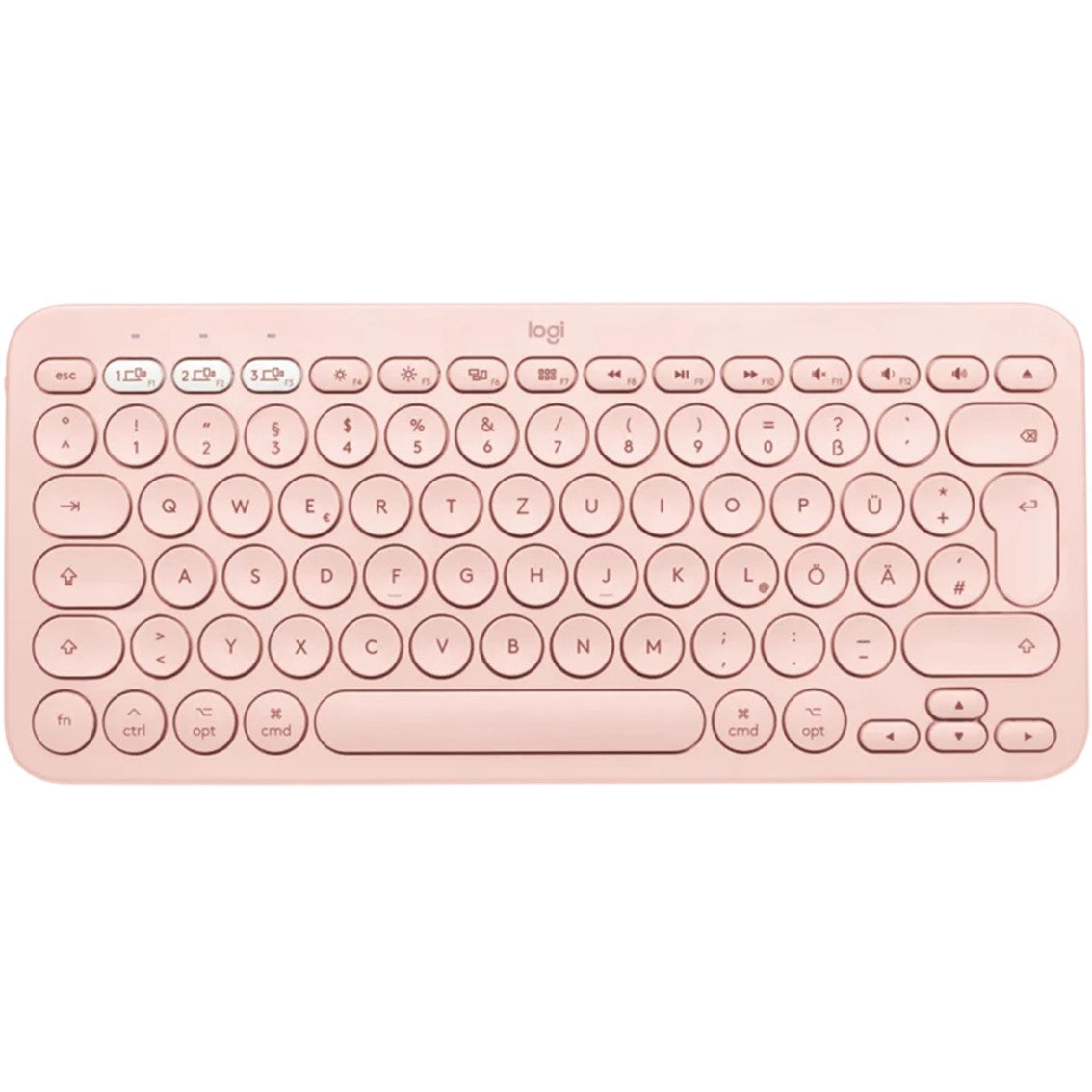 Teclado Inalámbrico Multi-Dispositivo Logitech K380 para Mac en Rosa