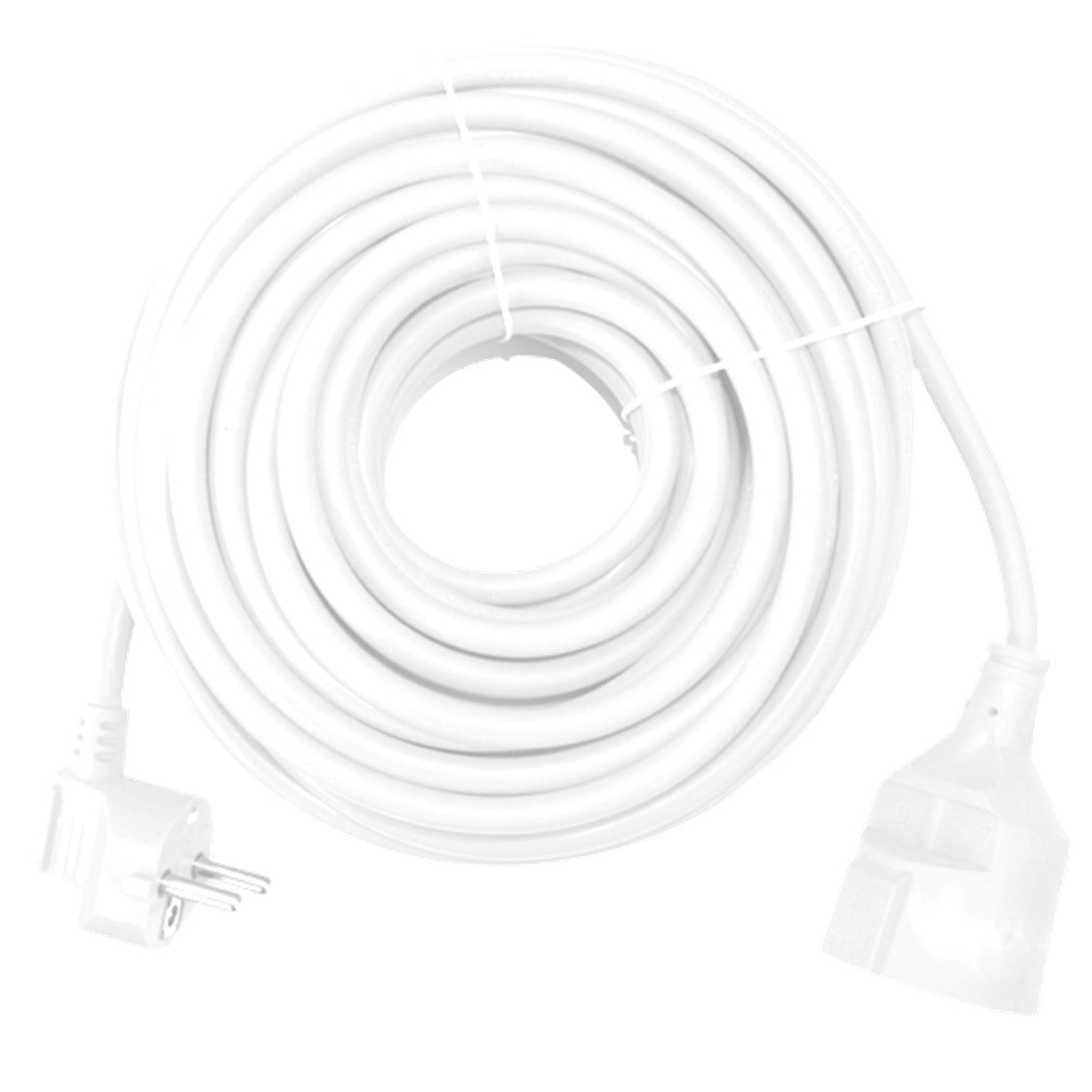 Cable Prolongador de Corriente Silver Electrics 3m - 16A, 3500W, Blanco