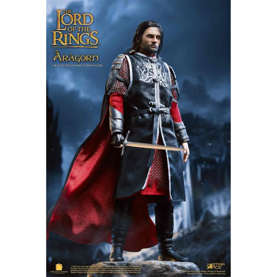 Figura Deluxe Aragorn 2.0 - Real Master Series 22.5 cm
