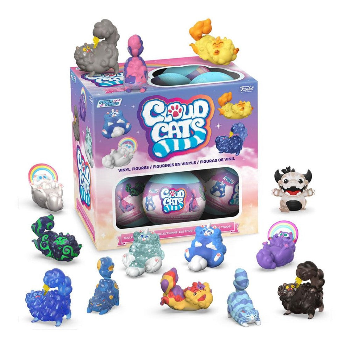 Figura Collectible Cloud Cats de Funko - 1 Unidad