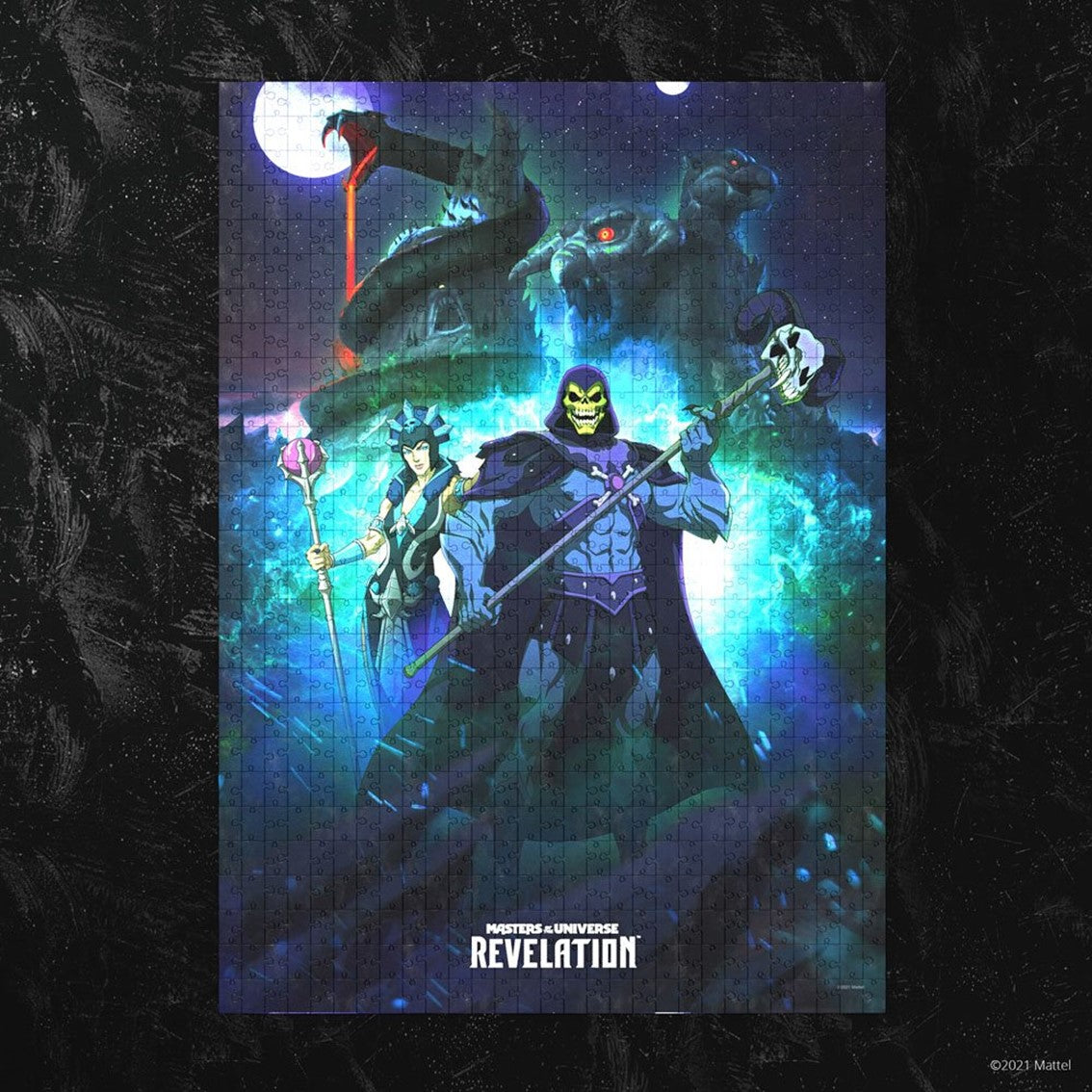 Puzzle 1000 Piezas Amos del Universo: Skeletor y Evil Lyn