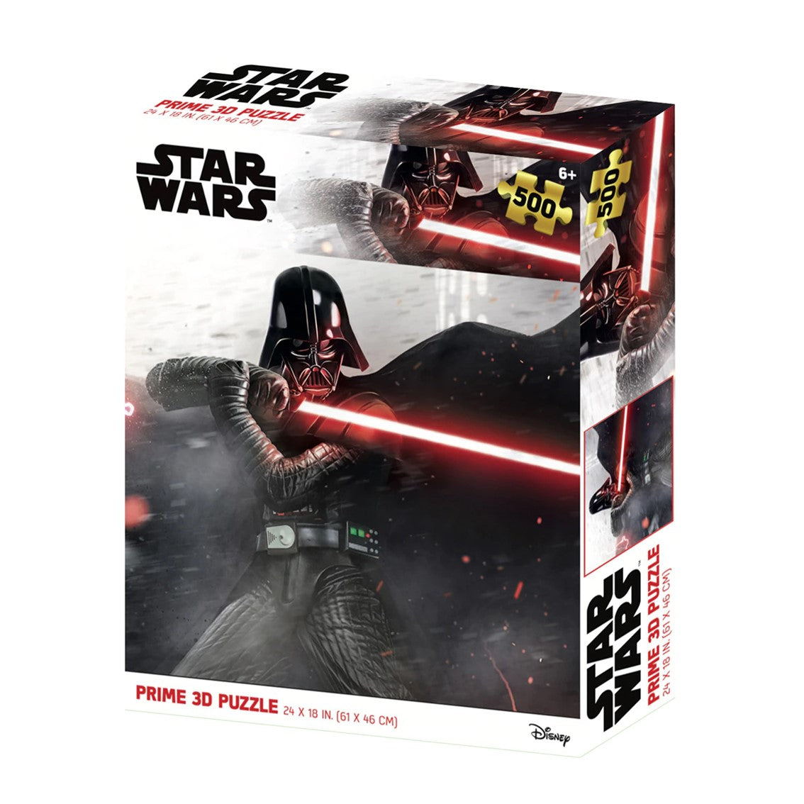 Puzle 3D Lenticular de 500 Piezas: Darth Vader en Acción