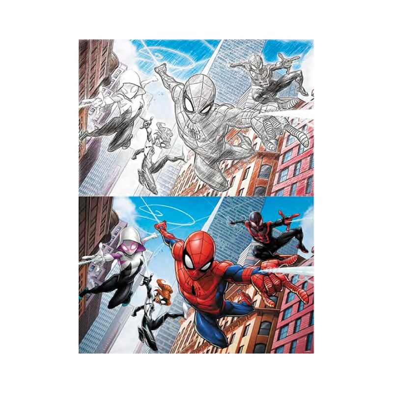 Puzzle 3D para Rascar Marvel Multiverso - 150 Piezas