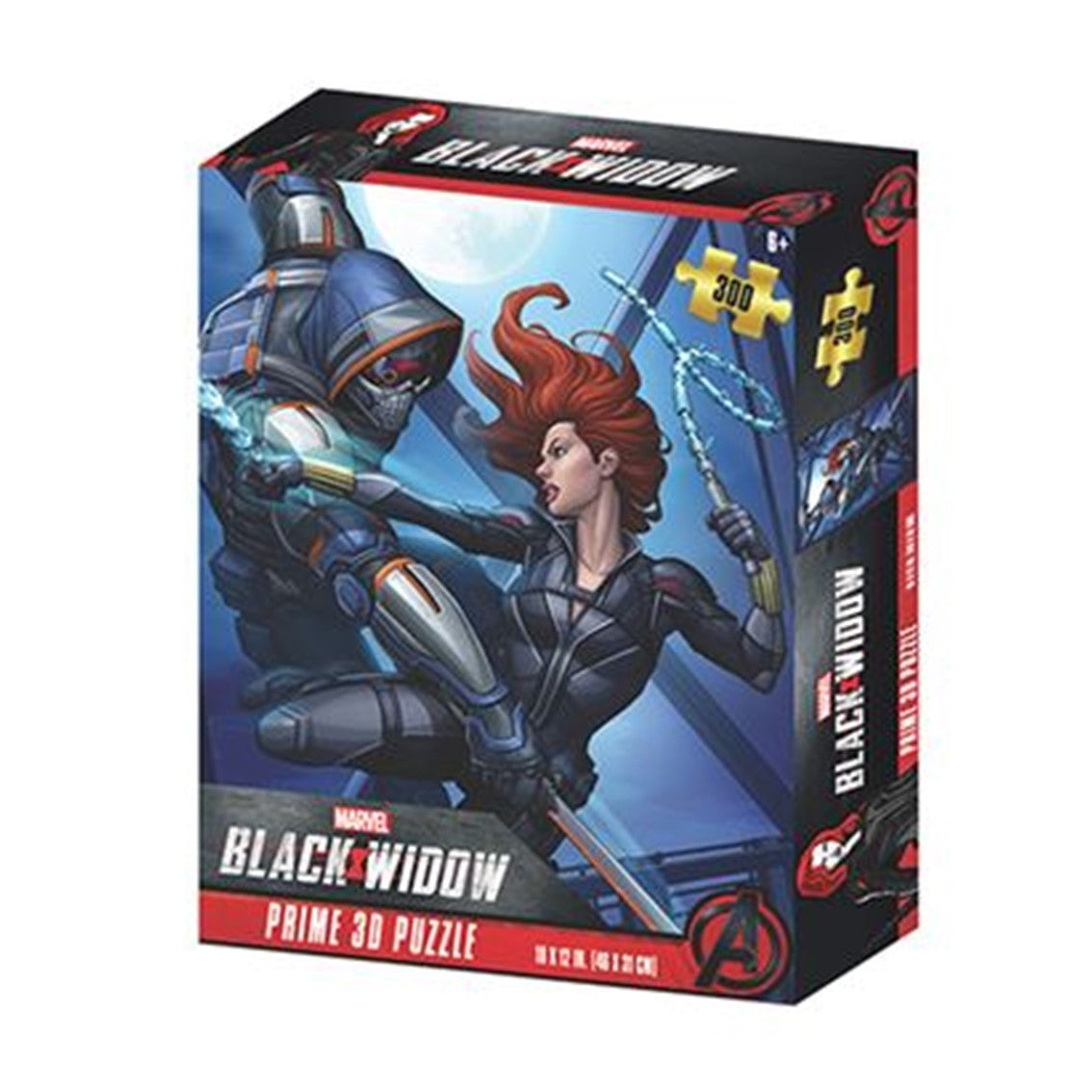 Puzzle 3D Lenticular de 200 Piezas: Marvel Black Widow y Taskmaster