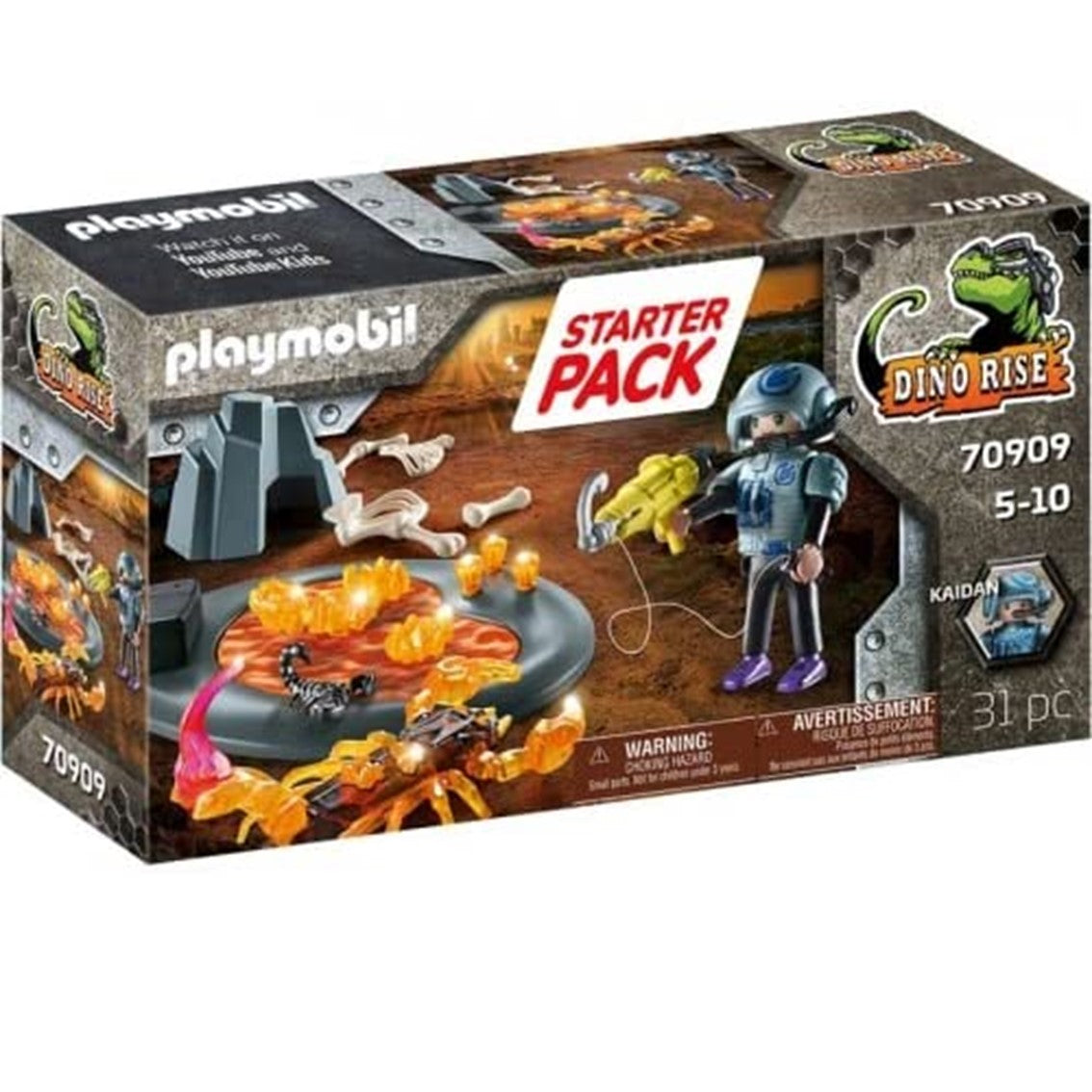 Playmobil Lucha Contra el Escorpión de Fuego Starter Pack