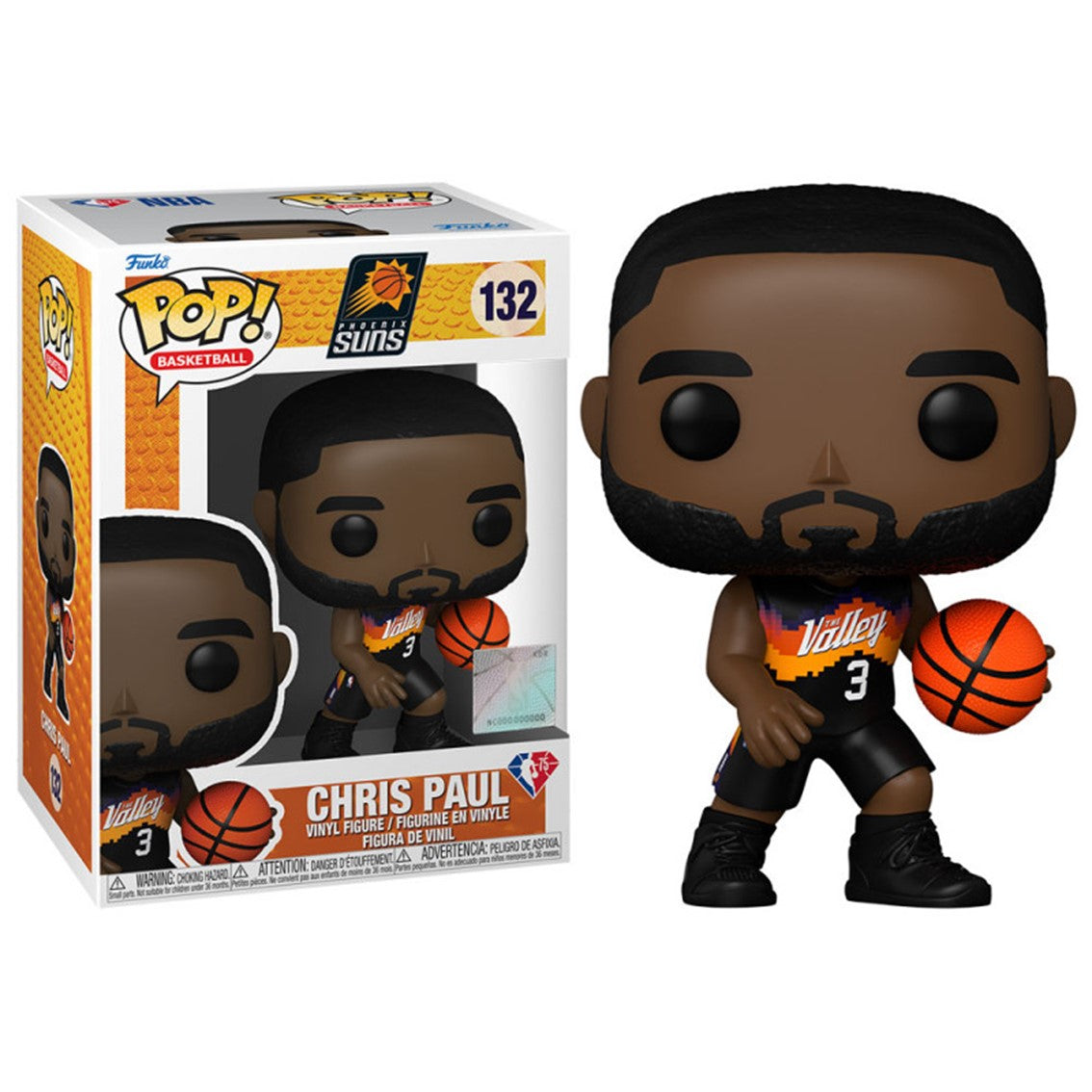 Funko Pop Chris Paul - Phoenix Suns - Figura de Vinilo 9 cm