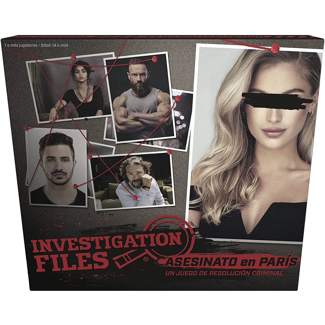 Investigación Files: Asesinato en París - Juego de mesa (+14 años)