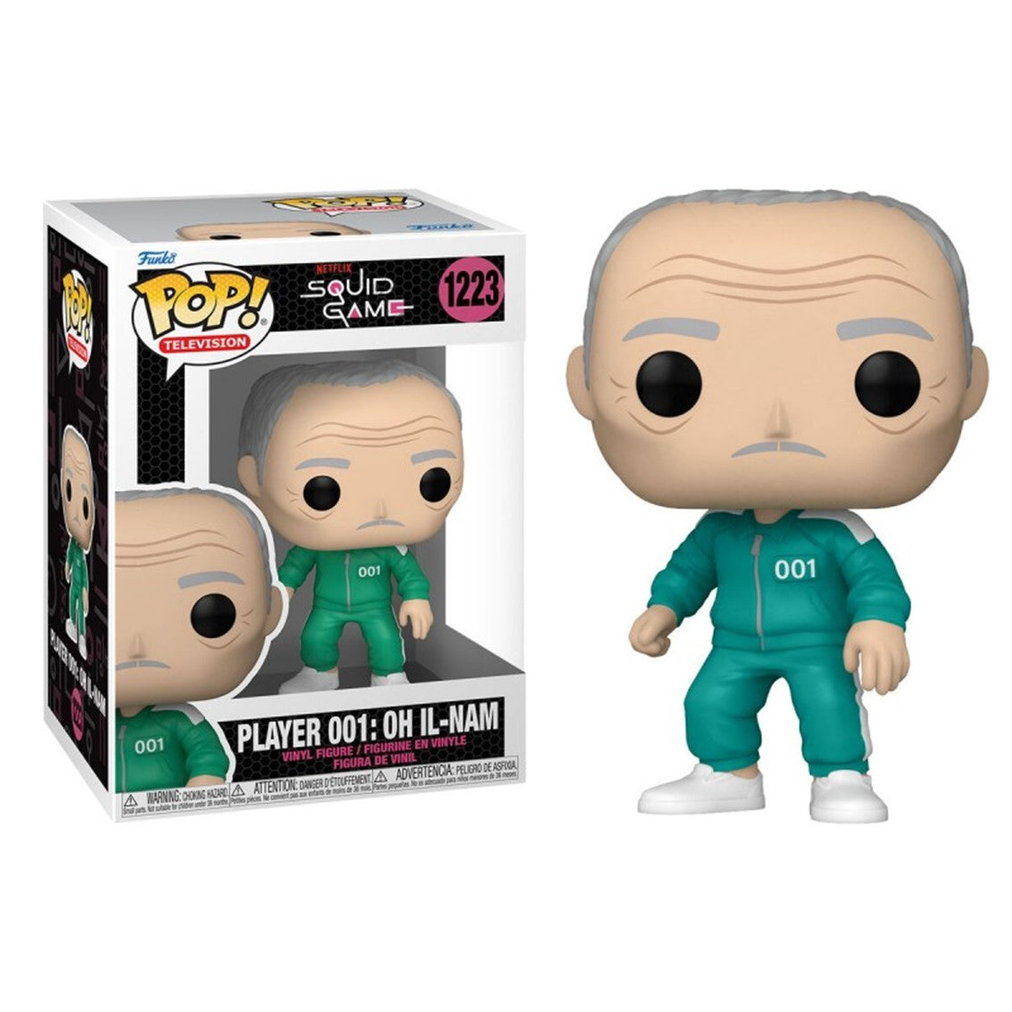 Figurita Funko Pop El Juego del Calamar - Jugador 001: Oh Il-Nam