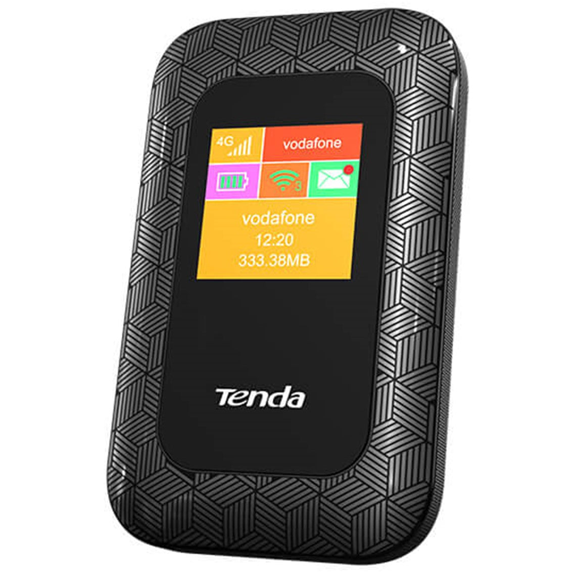 Router WiFi Tenda 4G185 con 4G, 2 Antenas y Pantalla Colorida