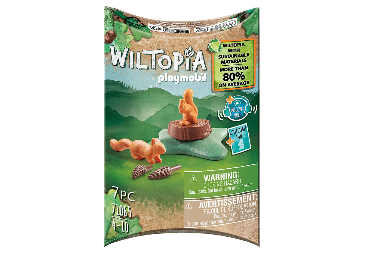 Playmobil Wiltopia: Set de Ardillas Aventura y Aprendizaje