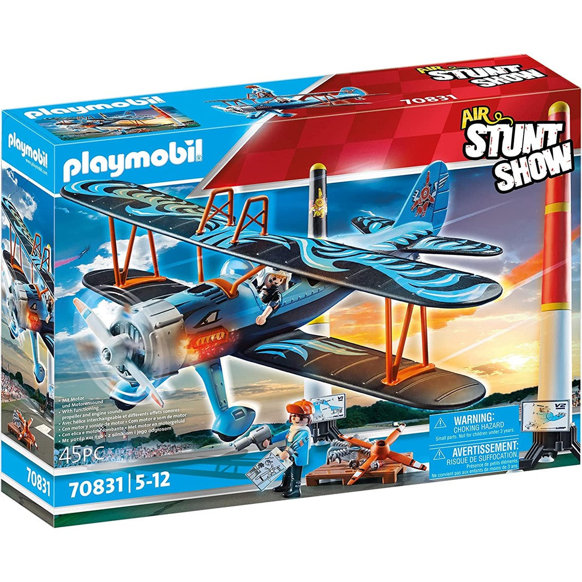 Playmobil Biplano Phoenix de Acrobacias